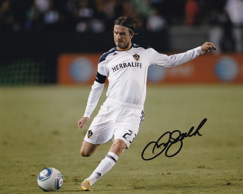 David beckham autografo - david,